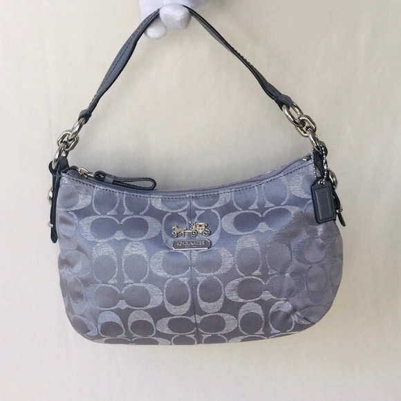 Coach Handbags - NWOT Coach Gray/Silver small purse l